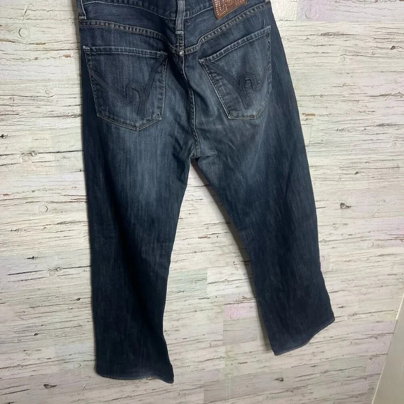 Citizens Of Humanity Evans Relaxed Straight Stretch Jeans Preppy 32 - Picture 7 of 9